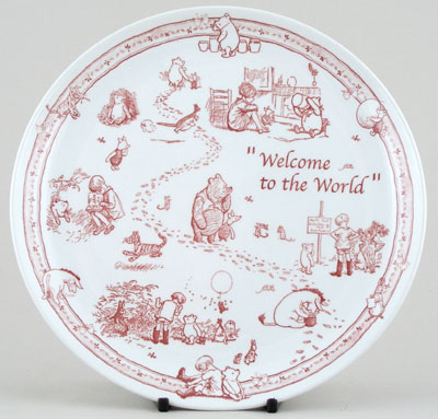 Plate Welcome to the World